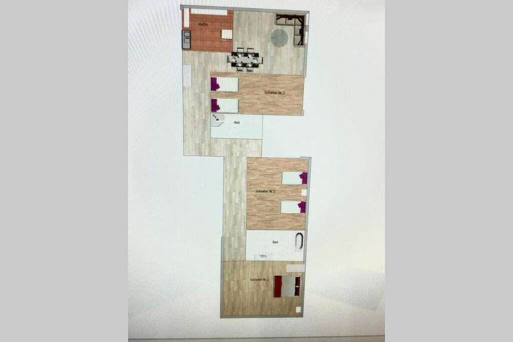 Apartment 120 Qm -3 Schlafzimmer-2 Baeder- Fuer 7 Gaeste 뒤셀도르프 외부 사진